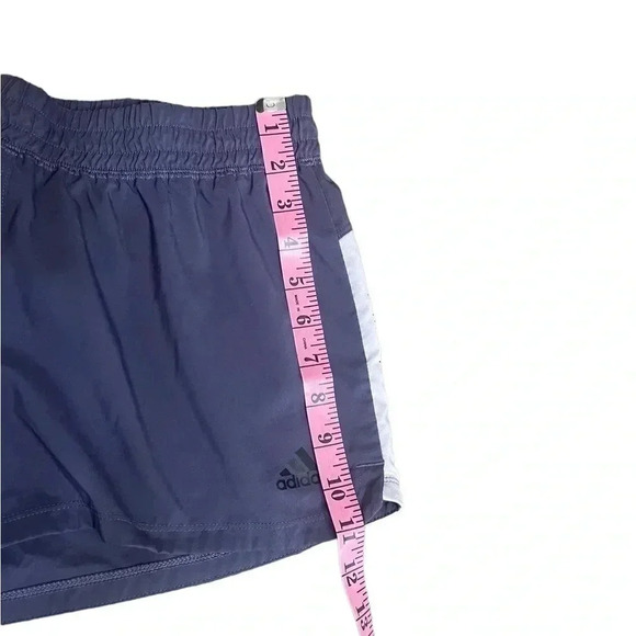 Adidas Climalite Women’s Purple Athletic Shorts Purple and White size Large - Picture 7 of 10